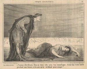 prinsessa av Honoré Daumier