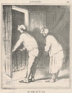 Dagen före den 13 juni av Honoré Daumier