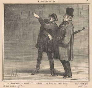 Ser du kometen? ... Där uppe ... av Honoré Daumier
