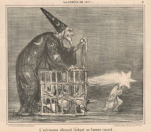 Den tyske astronomen släpper en... Anka av Honoré Daumier