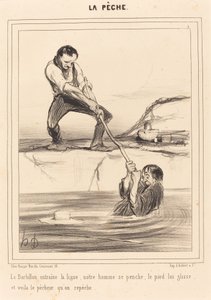 Barbillon involverar... av Honoré Daumier