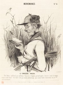 Den parisiske jägaren av Honoré Daumier
