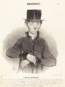 Inbillat sjuk av Honoré Daumier