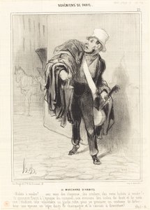 Klädhandlaren av Honoré Daumier