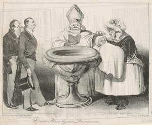 Le Petit Thiers, döpt doktrinär av Honoré Daumier