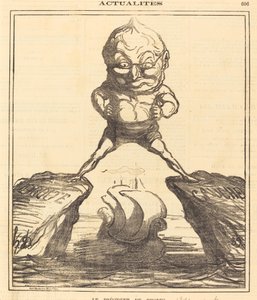 Rhodos president av Honoré Daumier