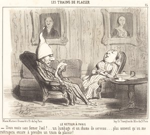 Återkomsten till Paris av Honoré Daumier