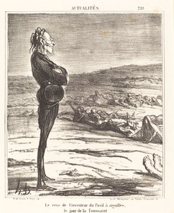Drömmen om uppfinnaren av nålpistolen... av Honoré Daumier