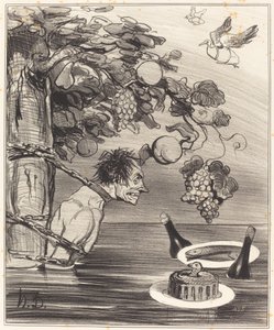 Tantalus plåga av Honoré Daumier