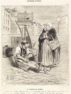 Hundklipparen av Honoré Daumier