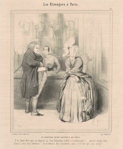 Hatten tar vi med oss ​​från Paris av Honoré Daumier