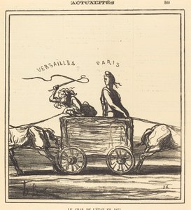 Statens stridsvagn 1871 av Honoré Daumier