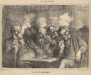 Det politiska hörnet av Honoré Daumier