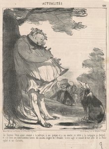 Doktor Véron ... på Auteuil ... av Honoré Daumier