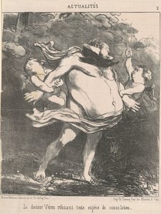 Doktor Véron vägrar ... tröst av Honoré Daumier
