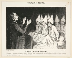 Sovsalen av av Honoré Daumier