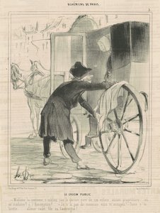 Le groom public av Honoré Daumier