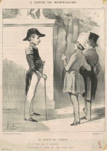 Tuileriernas trädgård av Honoré Daumier