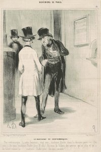 Motmärkeshandlaren av Honoré Daumier