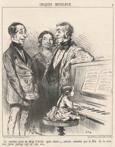 Biten som vi måste svälja... av Honoré Daumier