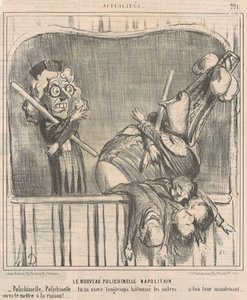 Den nya napolitanska dockan av Honoré Daumier