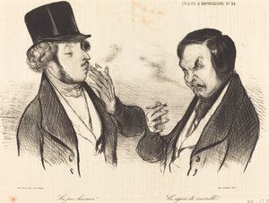 Rena Havanna! Marseillecigarren av Honoré Daumier