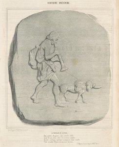 Odysseus återkomst av Honoré Daumier