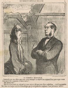 Den fruktansvärda chefen av Honoré Daumier