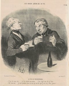 Ägarens vin av Honoré Daumier