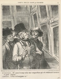 Besökaren ... av Honoré Daumier