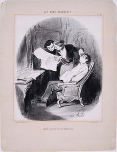 Les Bons Bourgeois- När tidningen är för intressant av Honoré Daumier