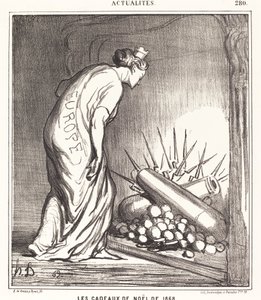 1868 års julklappar av Honoré Daumier