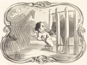 Kemisten Dumas olyckor av Honoré Daumier