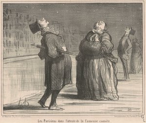 Parisare som väntar på... av Honoré Daumier