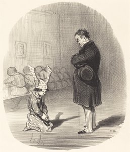Efterdyningarna av ett uppror av Honoré Daumier