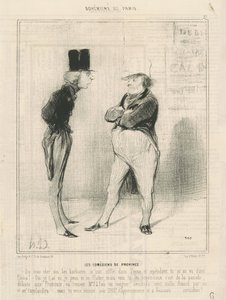 Provinsiell komiker av Honoré Daumier