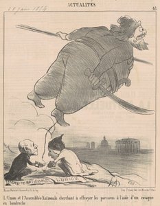 Debatterna... av Honoré Daumier