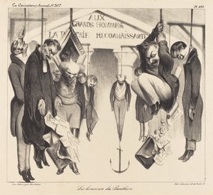 Pantheons utmärkelser av Honoré Daumier