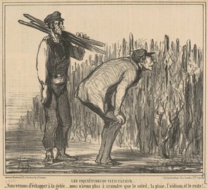 Vinodlarens oro av Honoré Daumier