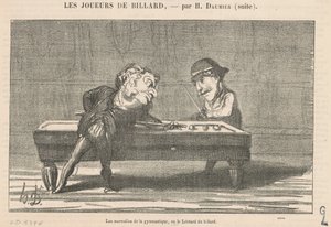 Gymnastikens underverk... av Honoré Daumier