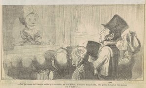 Människorna i det snälla samhället som... av Honoré Daumier