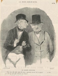 De irriterande förförarna av Honoré Daumier