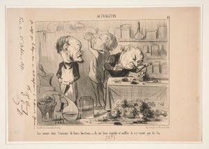 De lärda i av Honoré Daumier