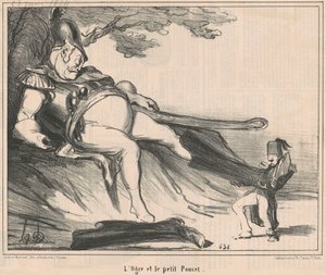 Ogren och den lilla tummen av Honoré Daumier