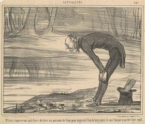 M. Coste, inser det genom att skjuta av Honoré Daumier