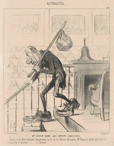 Herr Dupin i sina små skor av Honoré Daumier