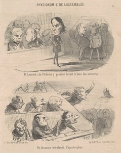 Herr Laurent (från Ardèche) Passerar... av Honoré Daumier