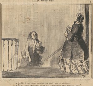 Min kära, jag ger dig en potiche... av Honoré Daumier