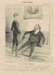 Macaire-arvinge-filantrop av Honoré Daumier