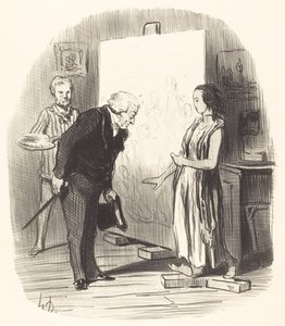 Fru, jag har äran! av Honoré Daumier